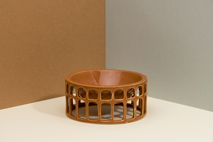 Миска сервировочная керамическая Hestia оранжевая Doiy DYHESBOTE - Вид №1