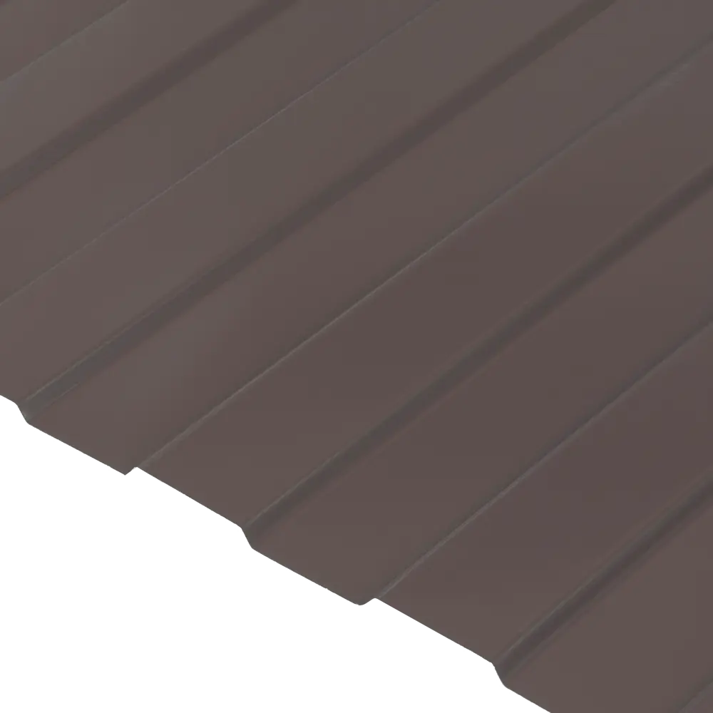 Профнастил С8 0.35 мм 1200x500 мм RAL 8017 коричневый Santreyd STLM-2143451