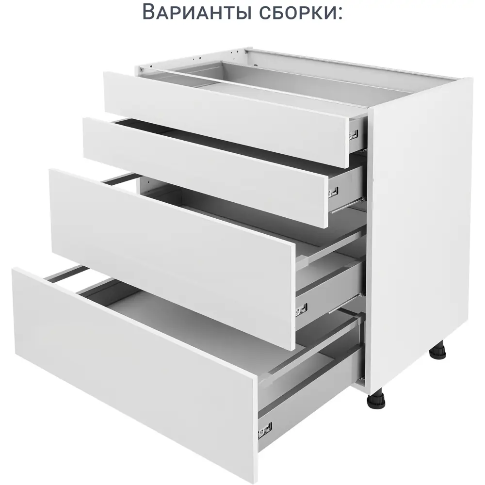 Фасад кухонный DELINIA ID Аша 79.7×12.5 см глянцевый белый 82011152 STLM-1368553 - Вид №7