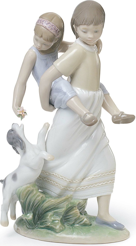 10669163 LLADRO Фигурка Lladro "Счастливые деньки" 22х14см Фарфор Lladró 