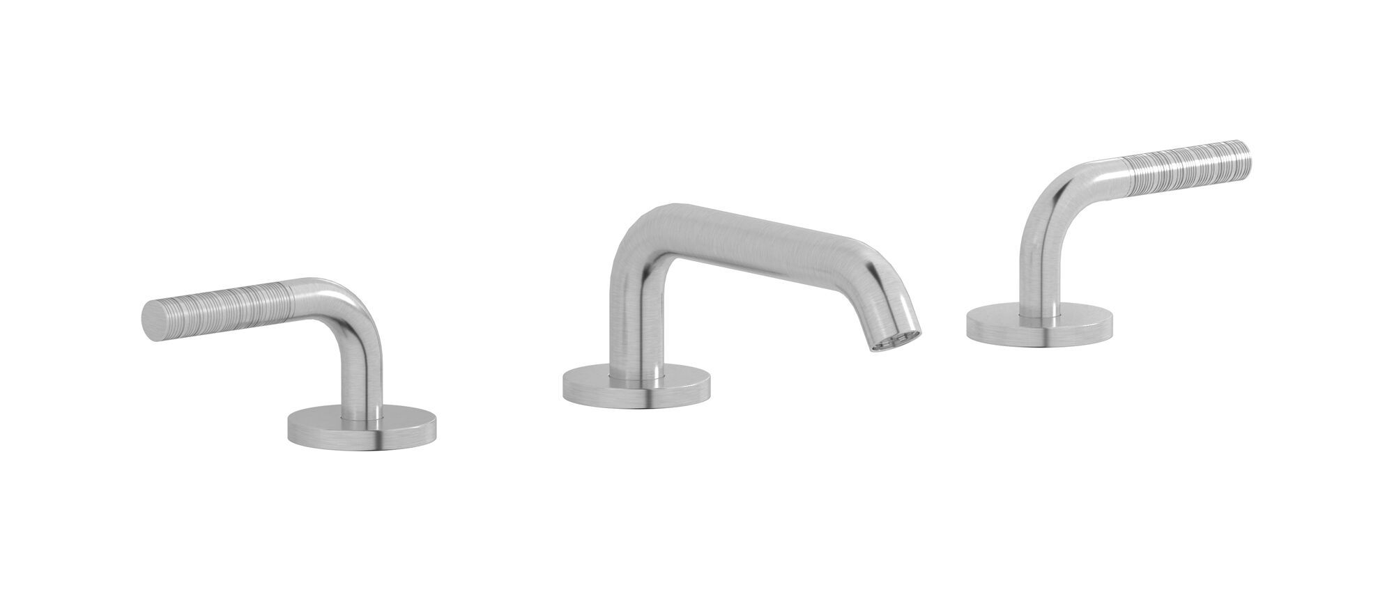 Смеситель для раковины с 3 отверстиями для пола с автоматическим сливом IB винил ARCH-00118431 - Вид №10