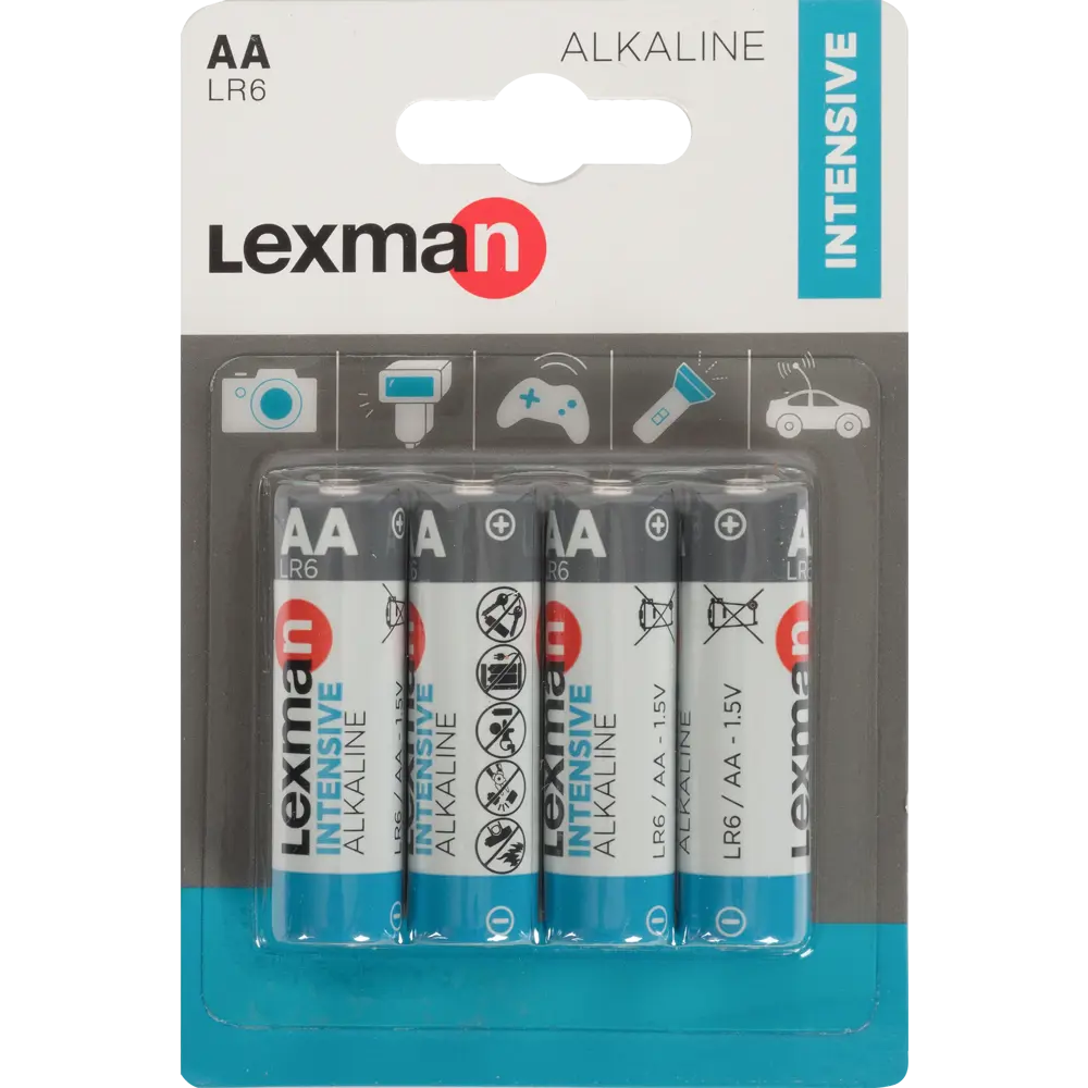 82003965 Батарейка Lexman Intensive AA (LR6) алкалиновая 4 шт. STLM-0016958 