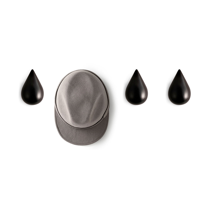 Крючки Dropit малые чёрные Normann Copenhagen 331500 - Вид №2