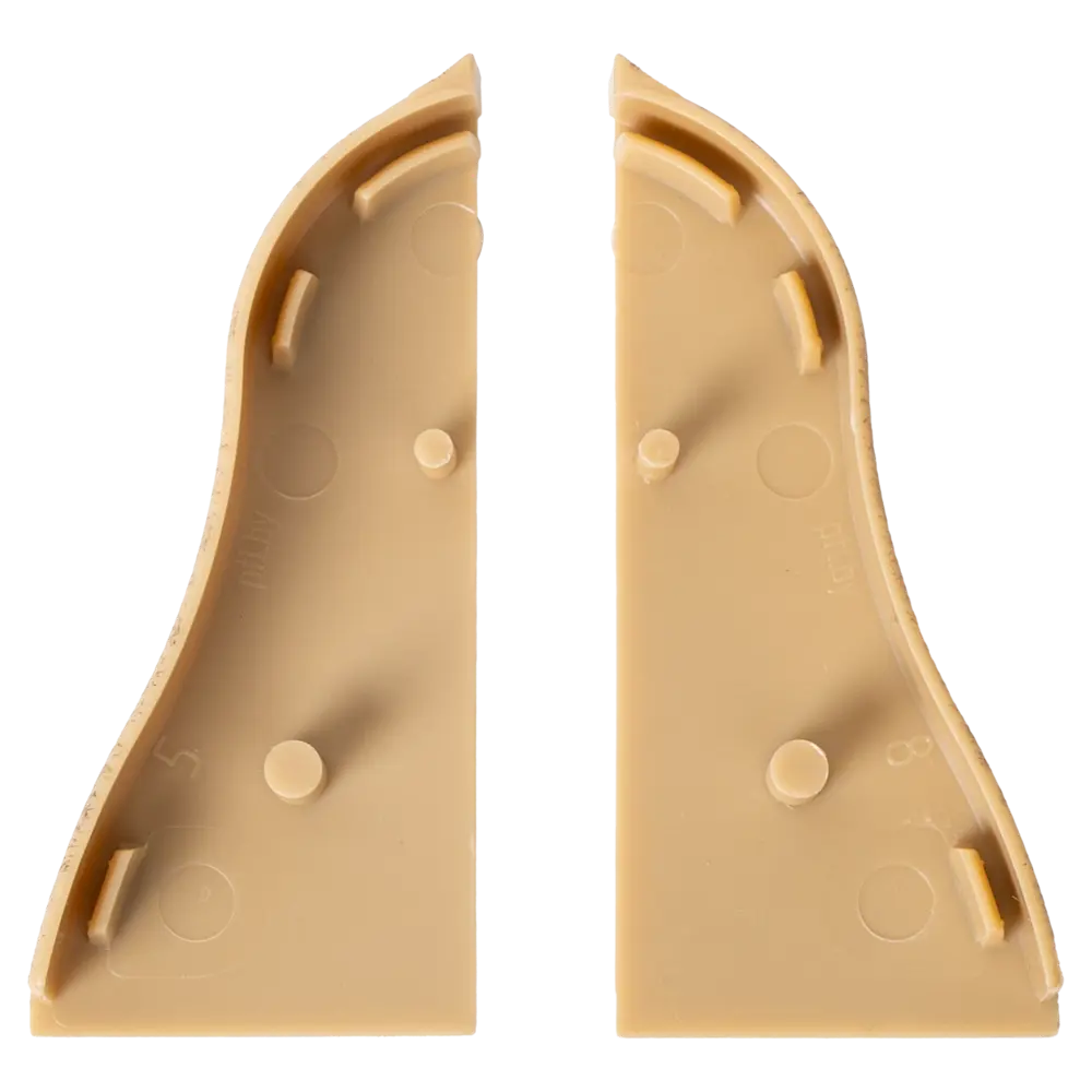 Заглушки для плинтуса Pro Дом 5.5 см ПВХ цвет дуб беленый Santreyd STLM-2169144 - Вид №1