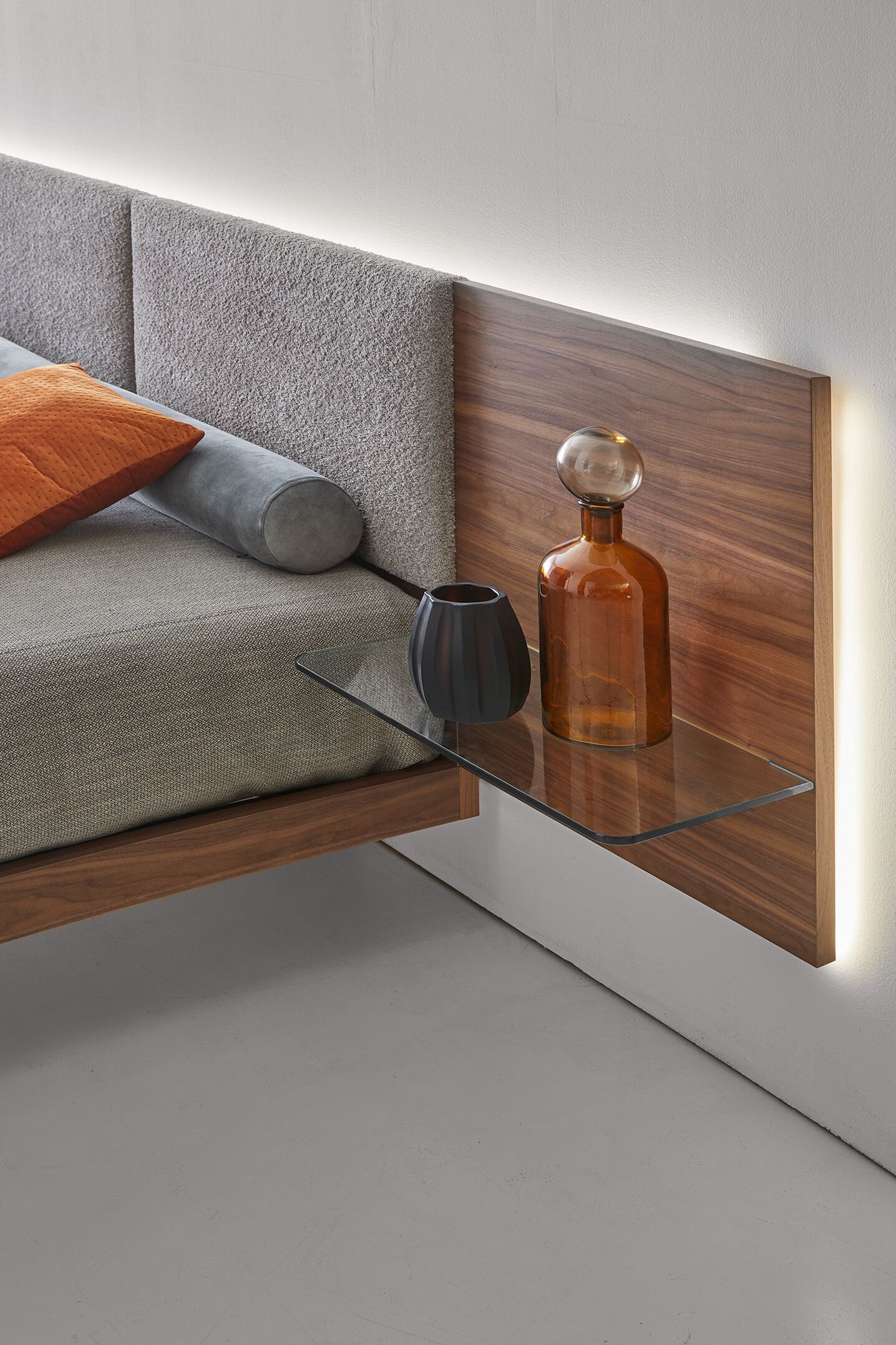 Подвесная двуспальная кровать из грецкого ореха Modesign Йорк ARCH-00046187 - Вид №2