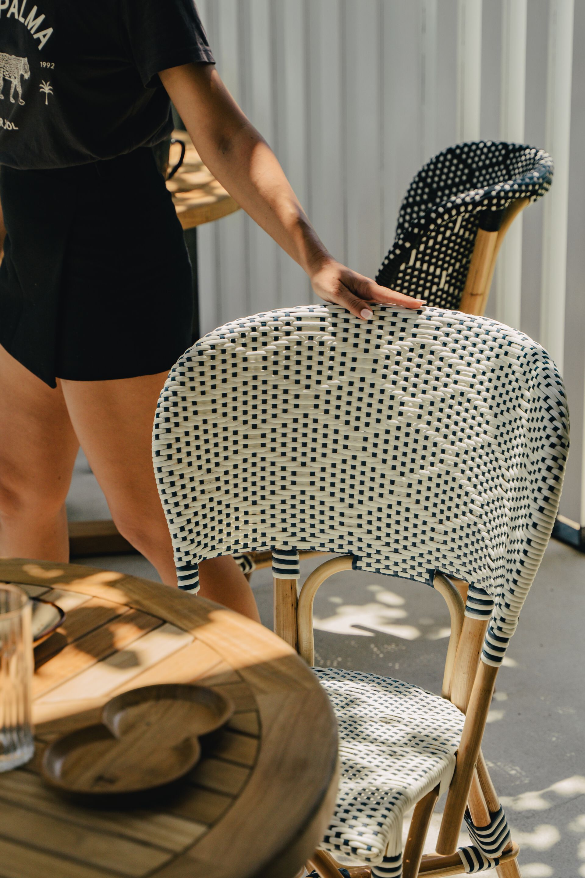 Ротанг сад стул с открытой спинкой cbdesign бистро ARCH-00150703 - Вид №17