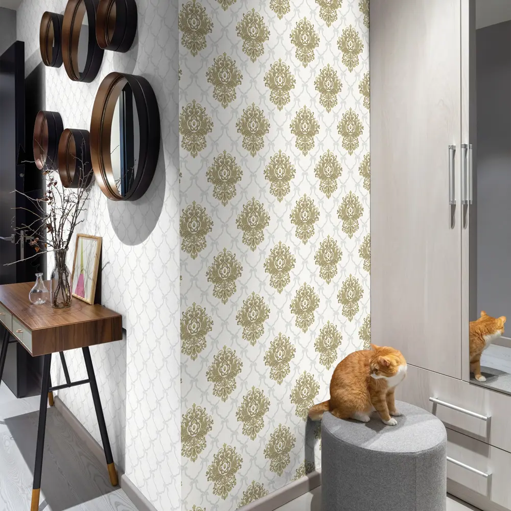 Обои флизелиновые Erismann Violetta желтые ЭР3783-3 1.06 м STLM-2167334 - Вид №2