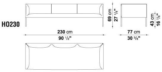 B&B Italia Project Диван из ткани Hollow sun-id-1360785 - Вид №5