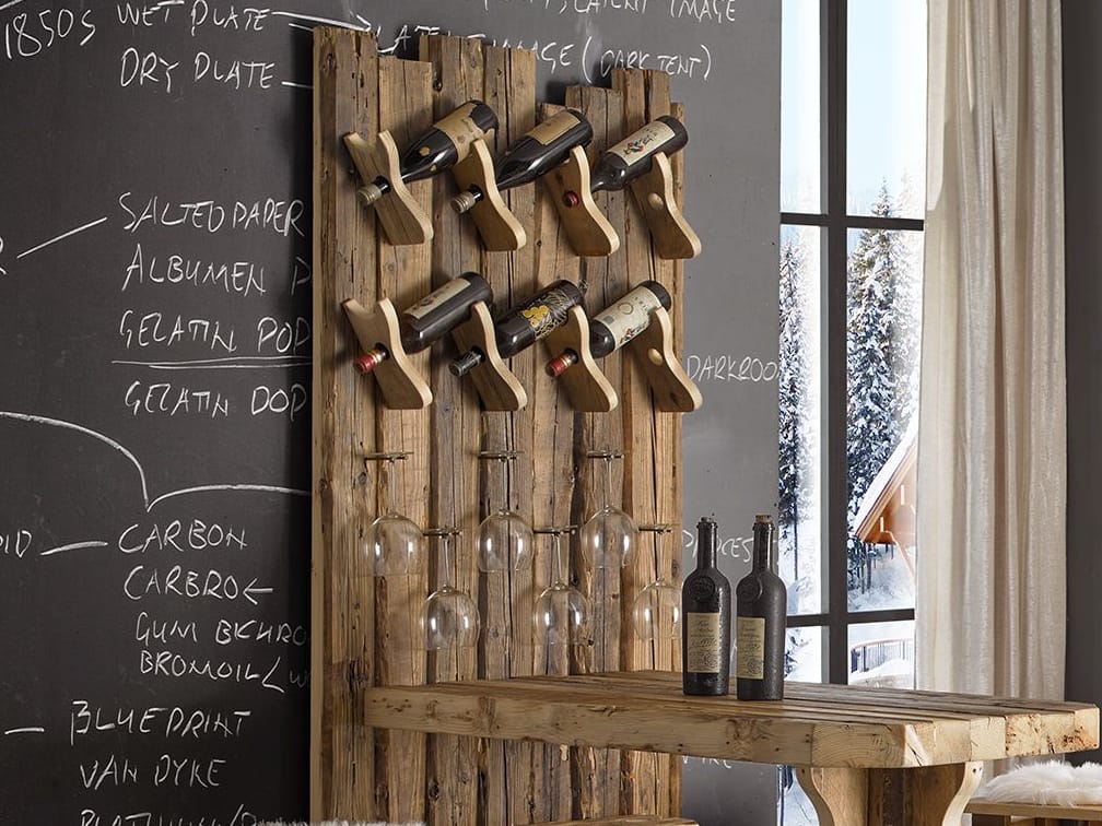 Деревянная настенная винная стойка Arvestyle Лев ARCH-00063976