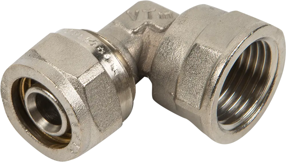 Угол комбинированный Valtec 90° для металлопластиковых труб 16 мм x 1/2" 10522523
