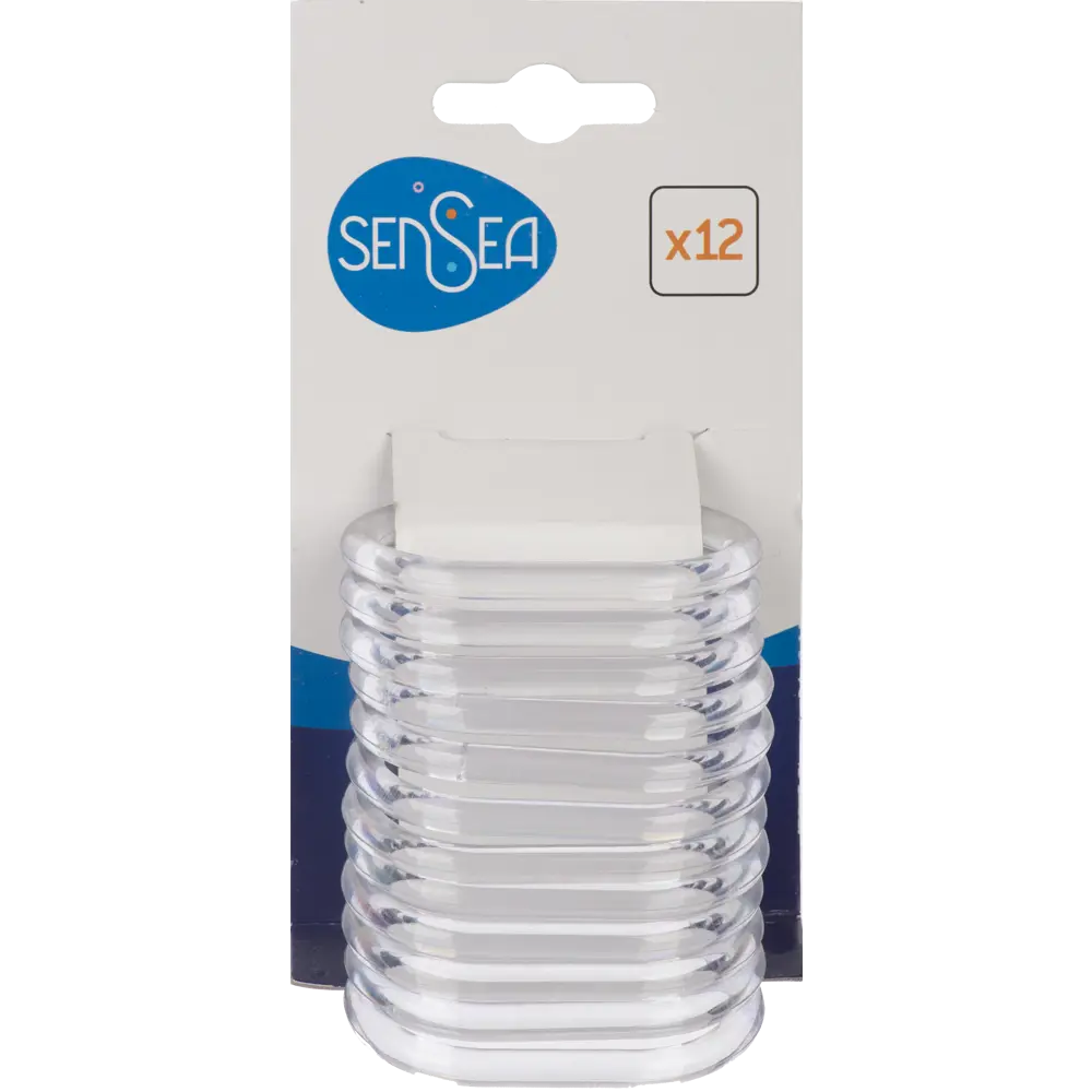 Кольца для шторы в ванную Sensea цвет прозрачный 12 шт STLM-2201937 - Вид №2