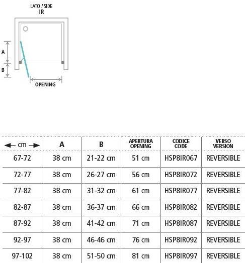Gruppo Geromin Душевая кабина с дверцей с подвижным стержнем Flow sun-id-1378410 - Вид №1