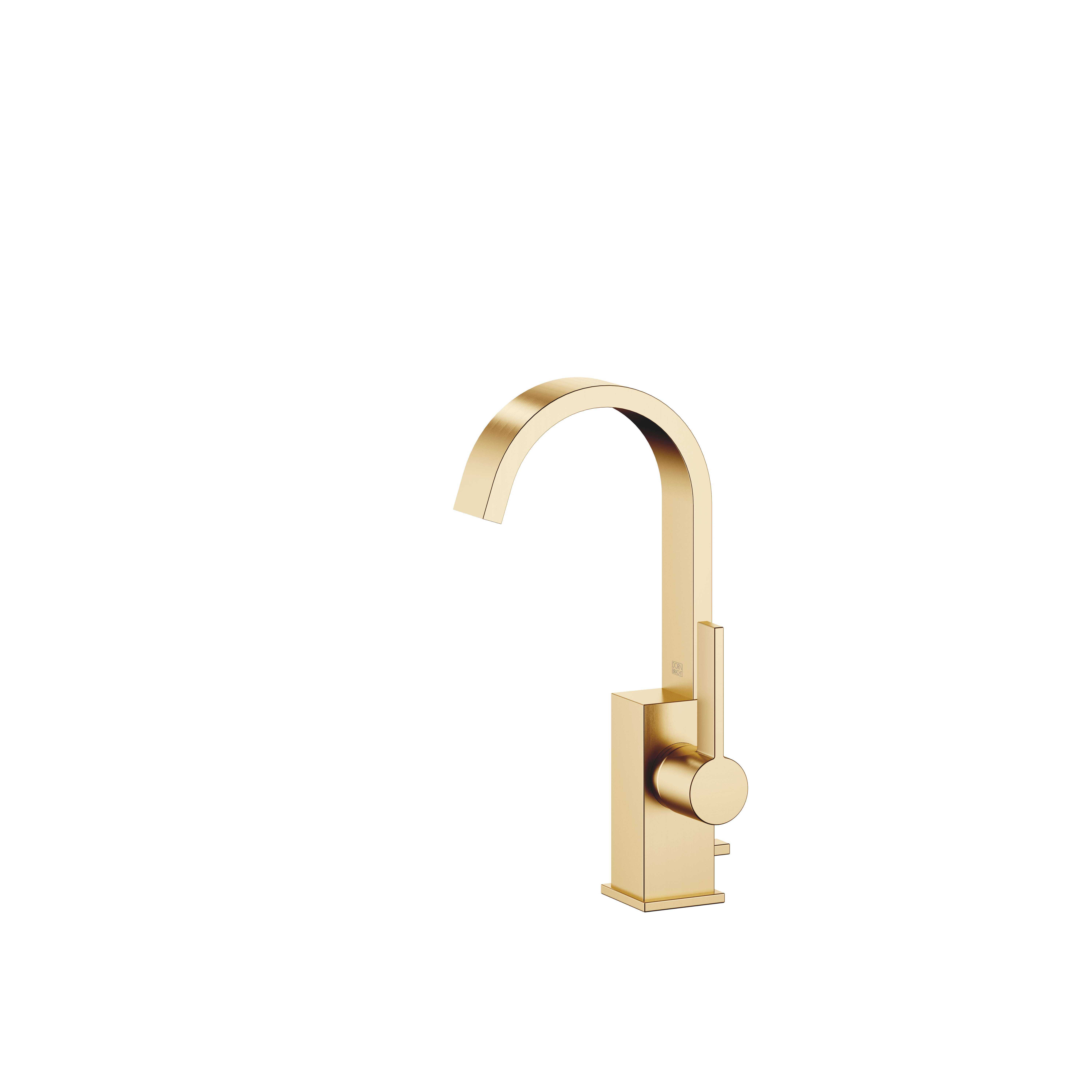 MEM Смеситель для раковины, однорычажный, без донного клапана - Brushed Durabrass (Золото 23 карата) 33522782-28 DornBracht