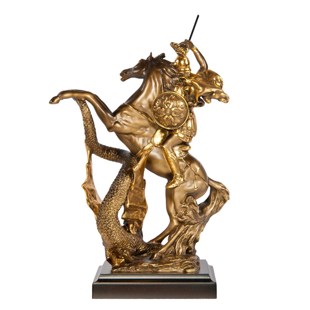 22455 Статуэтка Георгий Победоносец Бронза BOGACHO 4627138187142 - Вид №3