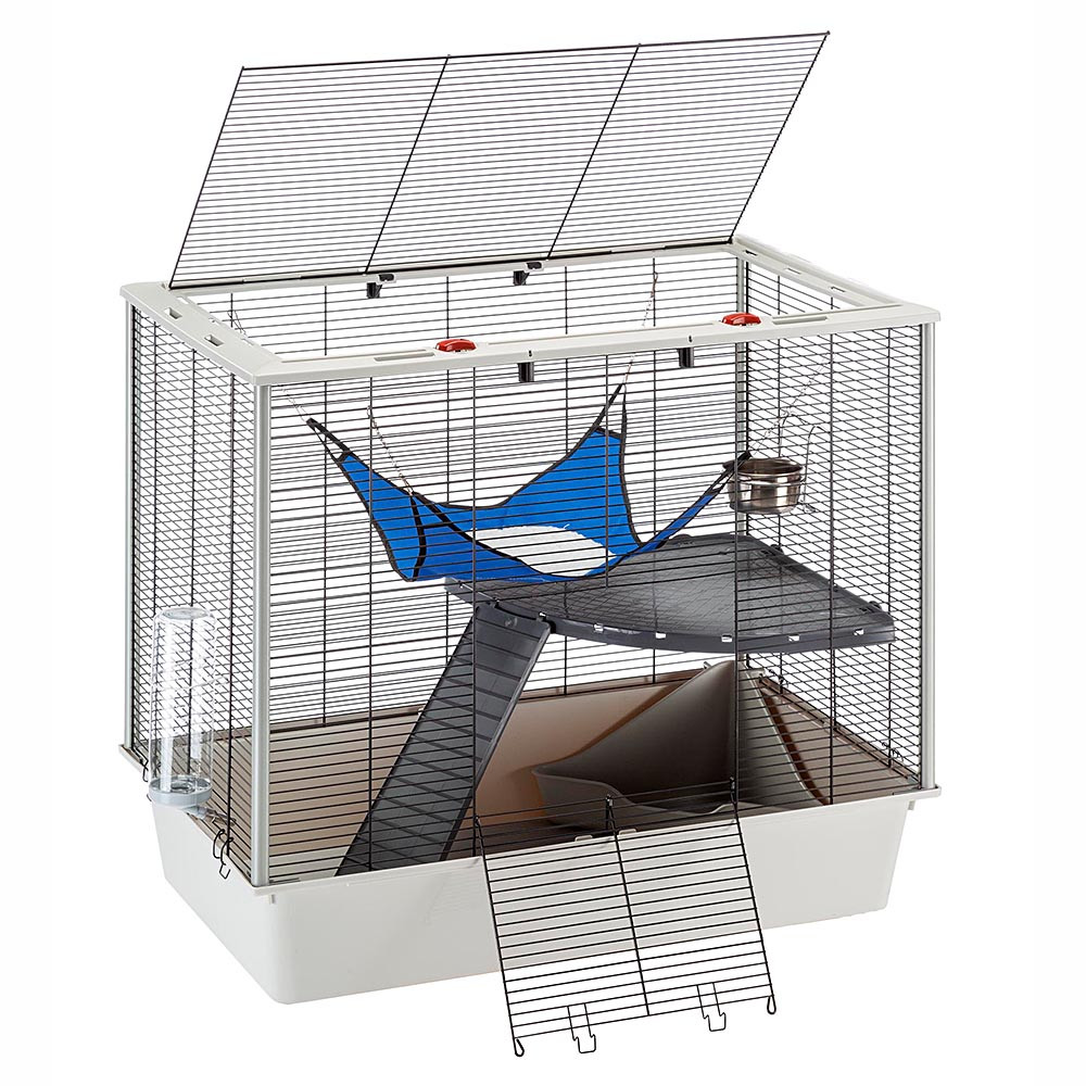 Т00001381 Клетка для грызунов FURAT серая 78x48x70см FERPLAST  - Вид №3