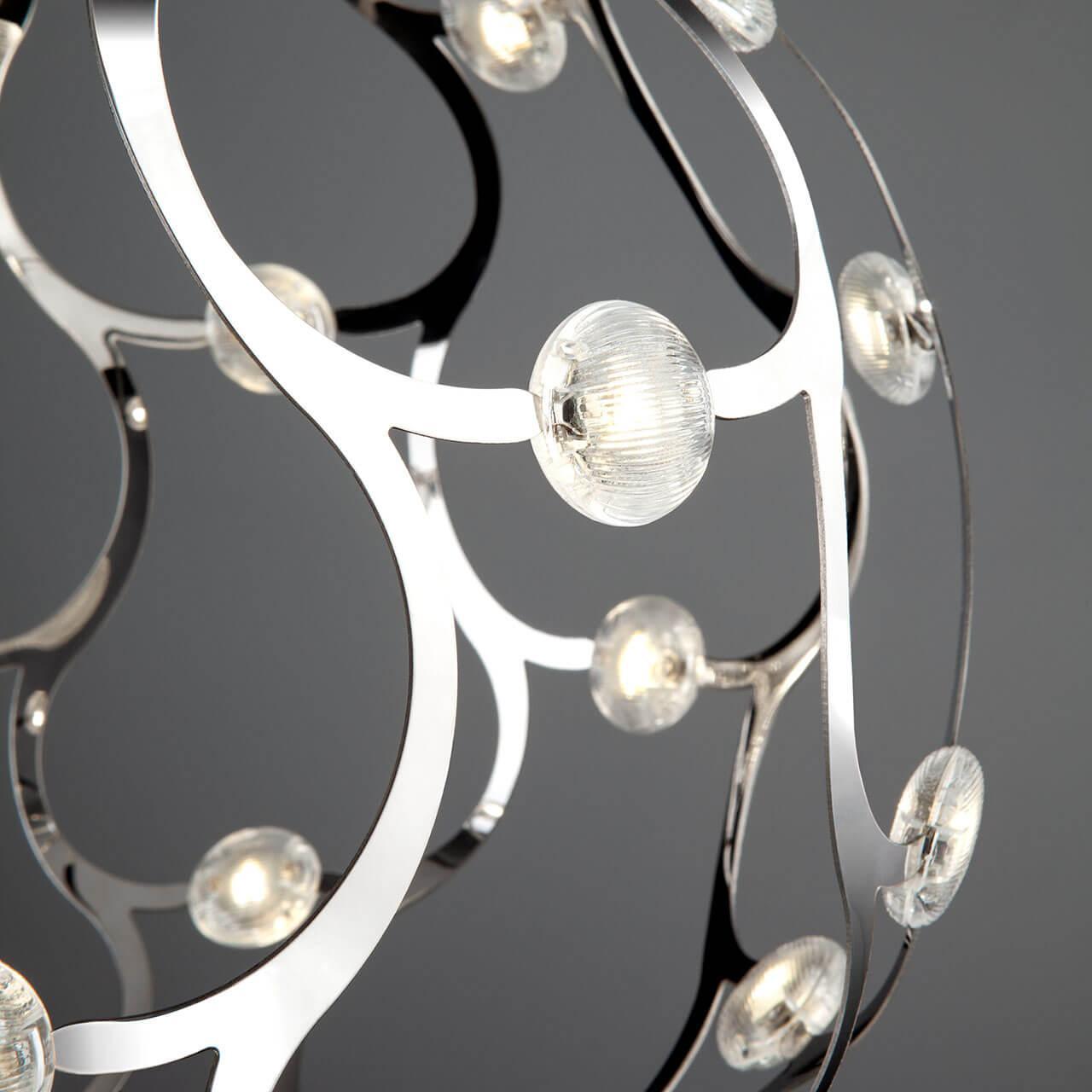 Подвесной светильник светодиодный хром Drops 430/1 BOGATES ДИЗАЙНЕРСКИЕ, DROPS 00-3889994 Хром  - Вид №3