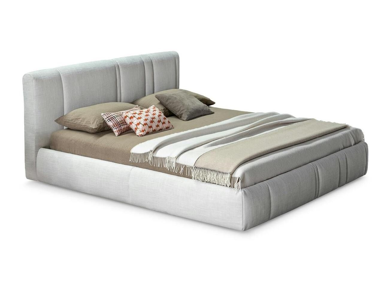 Двуспальная мягкая кровать из ткани BONALDO RIGOLETTO ARCH-00073650