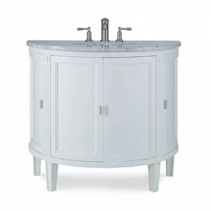 Тумбочка, большая (от 37 до 59,5) 02141-110-322 Park Avenue Sink Chest - White Ambella