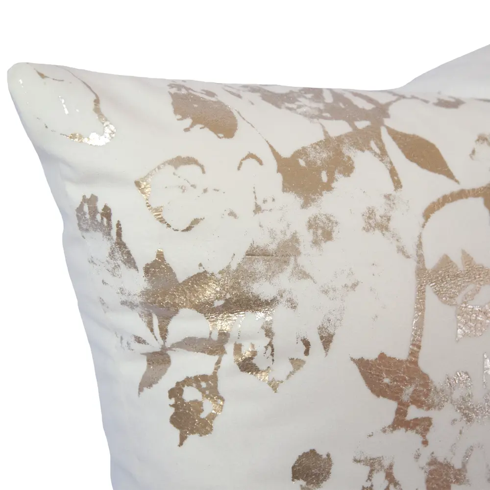 Подушка Seasons Nawa бархат 45x45 см цвет бело-золотой 84391937 STLM-2159054  - Вид №2