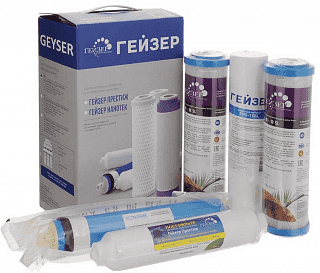 Комплект сменных картриджей Гейзер RO2 для серии Престиж М