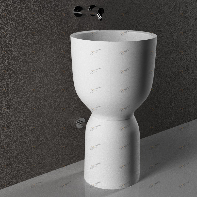 OG001OG003M Напольная раковина стоящая круглая Inbani 