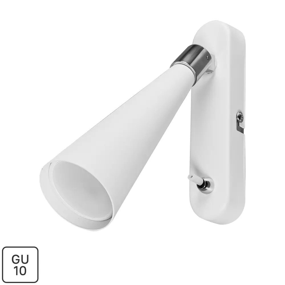 Спот-бра Elektrostandard Horn 1 лампа 1 м² цвет белый 89189550 STLM-2066062 