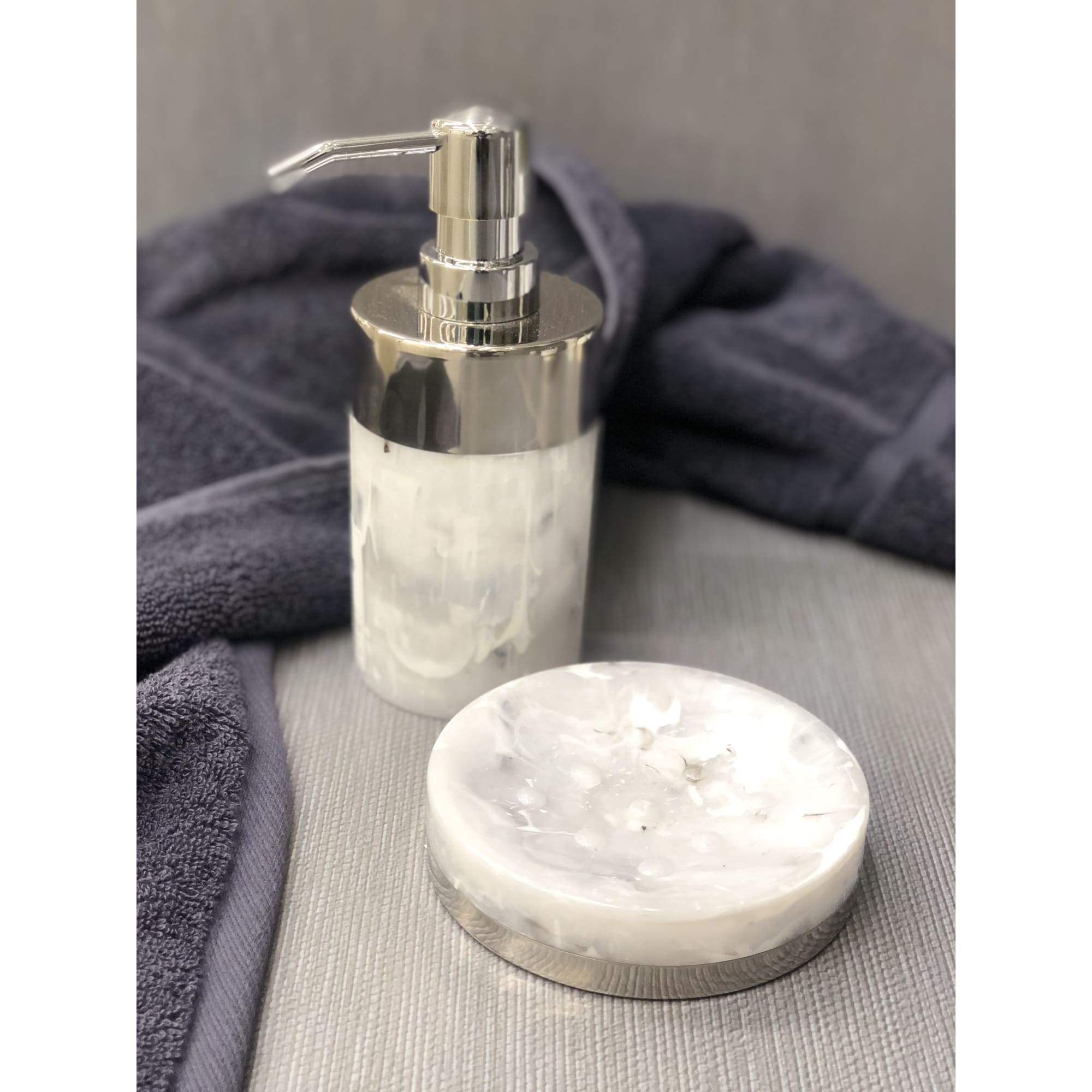 16419316 Мыльница настольная «» полистирол цвет белый Allure Santreyd - Вид №1