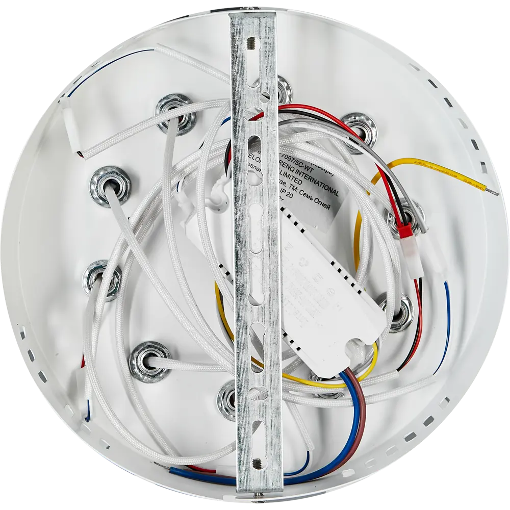 Люстра потолочная Семь огней SF7097/5C-WT LED 110 Вт регулируемый белый свет цвет белый STLM-2120810 - Вид №9