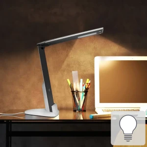 Светильник настольный «Fold» KD-808 5 Вт, цвет чёрный/белый