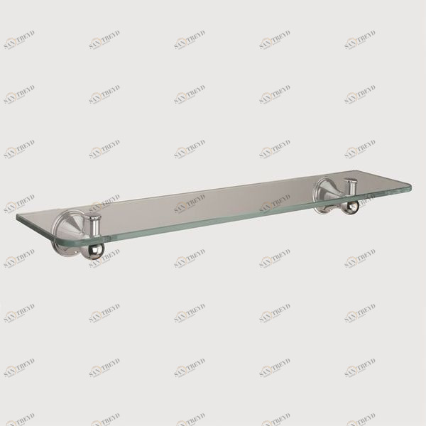 Sonia Полка стеклянная настенная Genoa Хром 164172