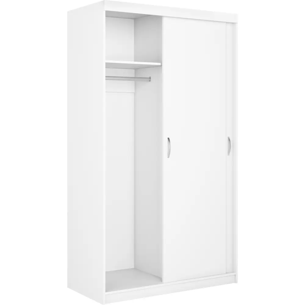 Шкаф-купе Турин с 2 дверями 120x212.3x60 см ЛДСП цвет белый Santreyd STLM-2148510 - Вид №2