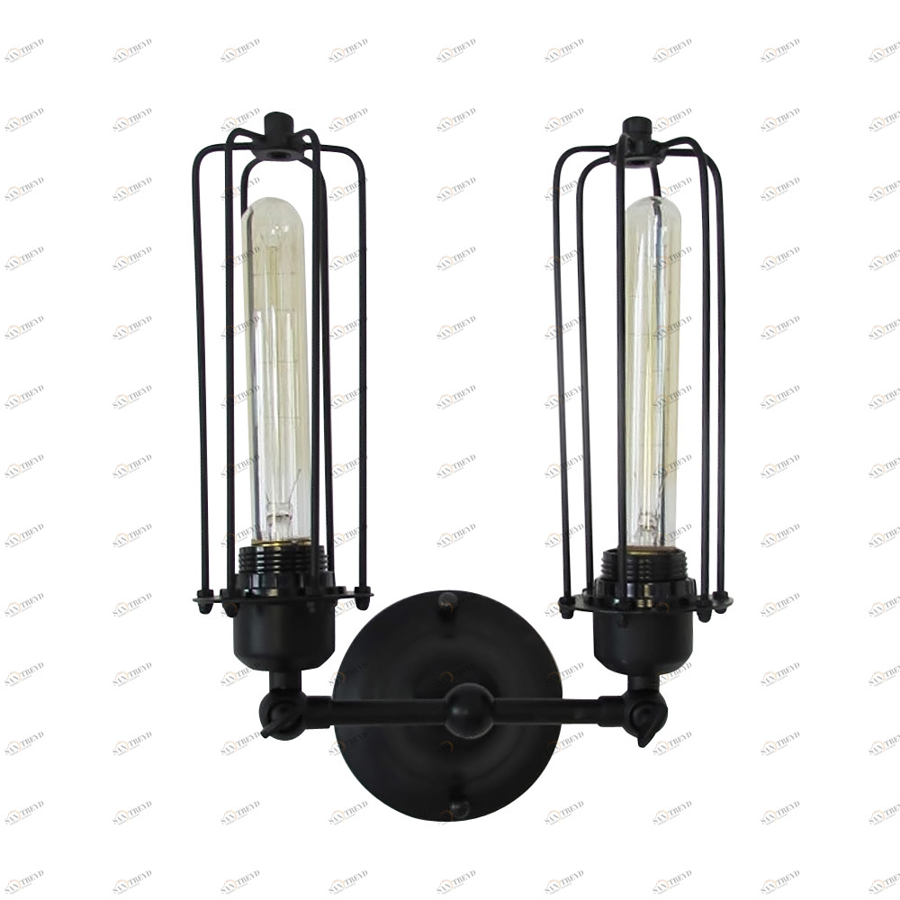 Бра KM0183W-2 от Delight Collection DELIGHT COLLECTION ПОД СТАРИНУ, ФОНАРЬ 245988 Прозрачный;черный 