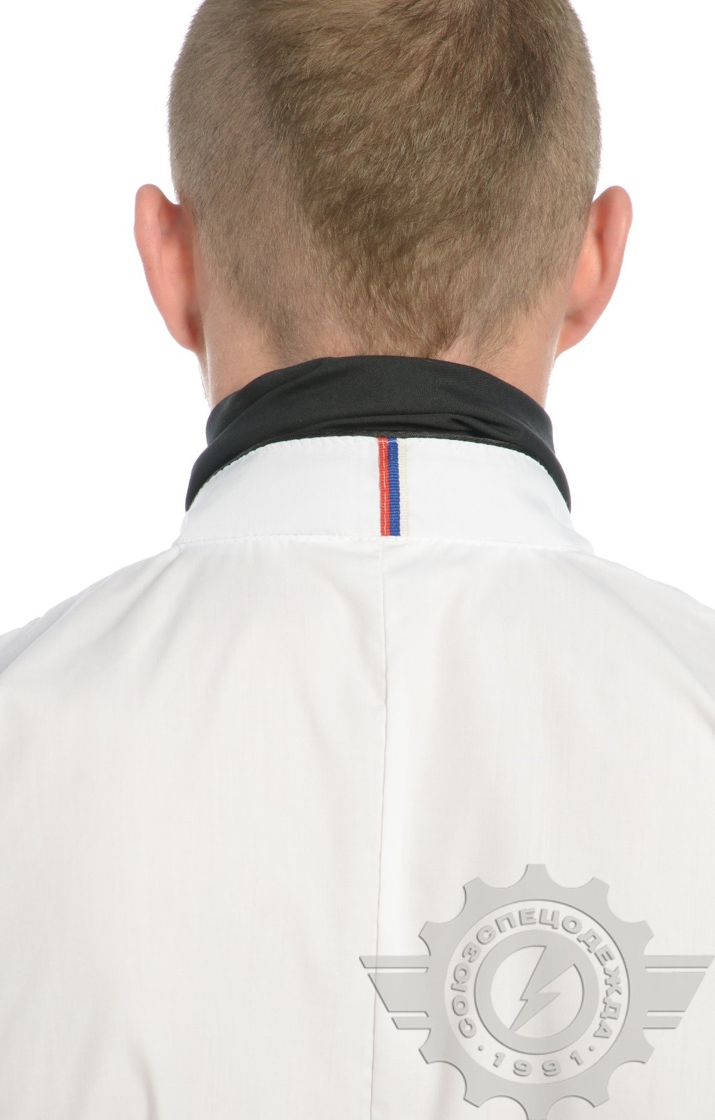 59574 Косынка ткань "Тиси" черная  Повар  размер Спецодежда  - Вид №3