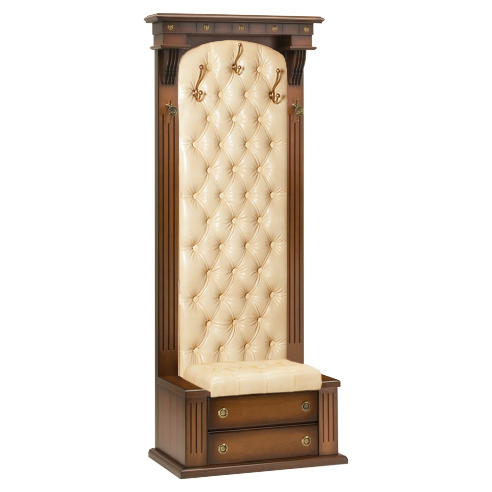 11159 Прихожая с ящиком Тауэр 3/1 Орех Беж BOGACHO 4627138226582