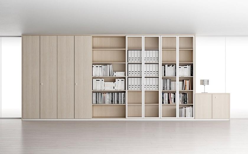 Citterio Высокий офисный книжный шкаф из дерева sun-id-1412995 - Вид №1