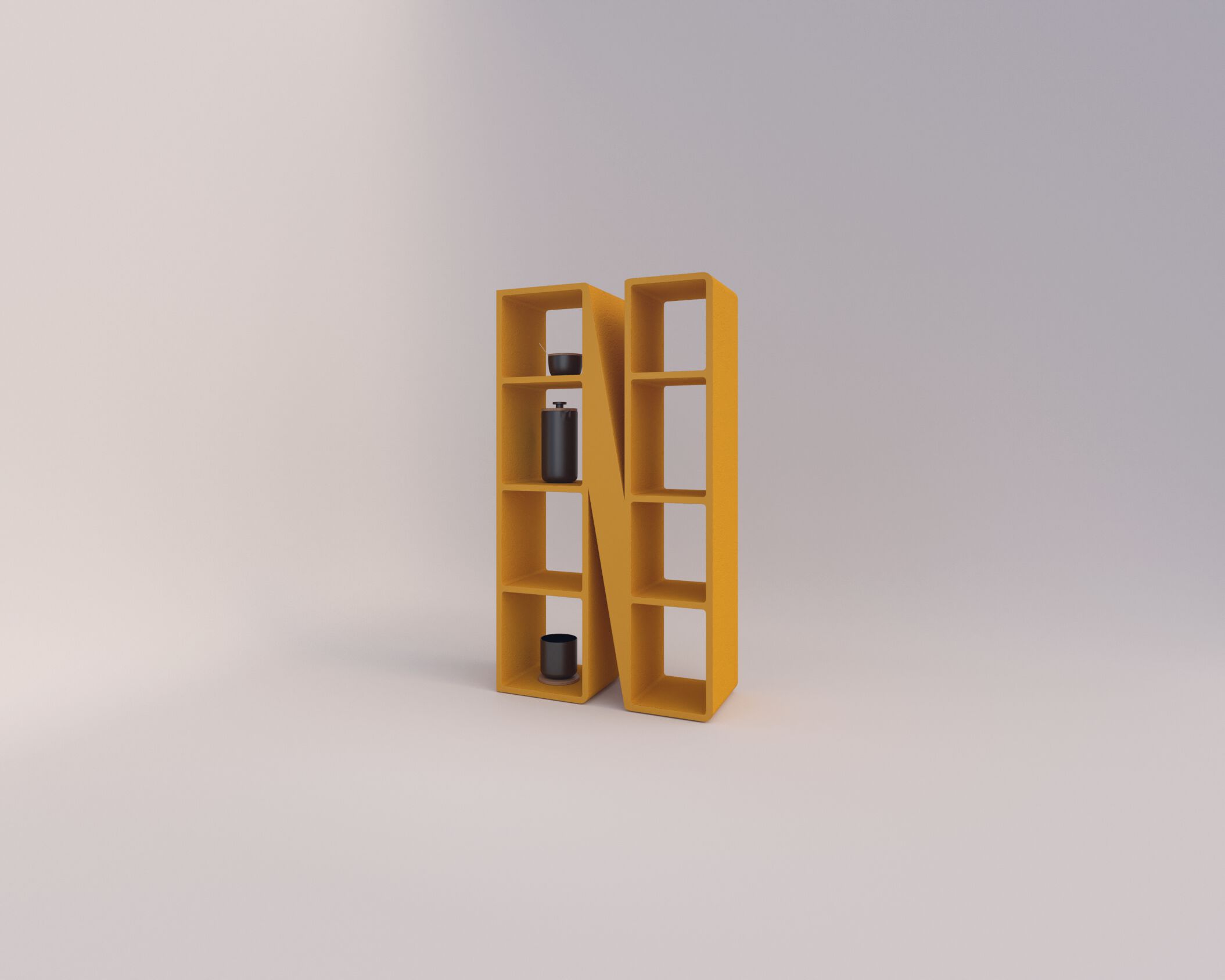 Мебель контейнеры в бетонной конструкции Voltan 555 ARCH-00021949 - Вид №113