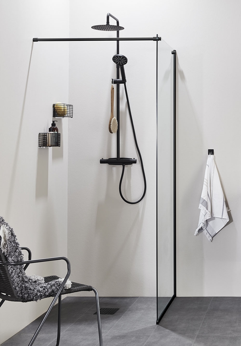 310105 Крыша Душ Studio Черная M 300Mm Душевая Головка Noro  Черный  - Вид №5