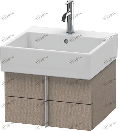 VA628407575 Тумбочка подвесная Vero Air #VA6284 484 x 431 мм Лен, декор Duravit