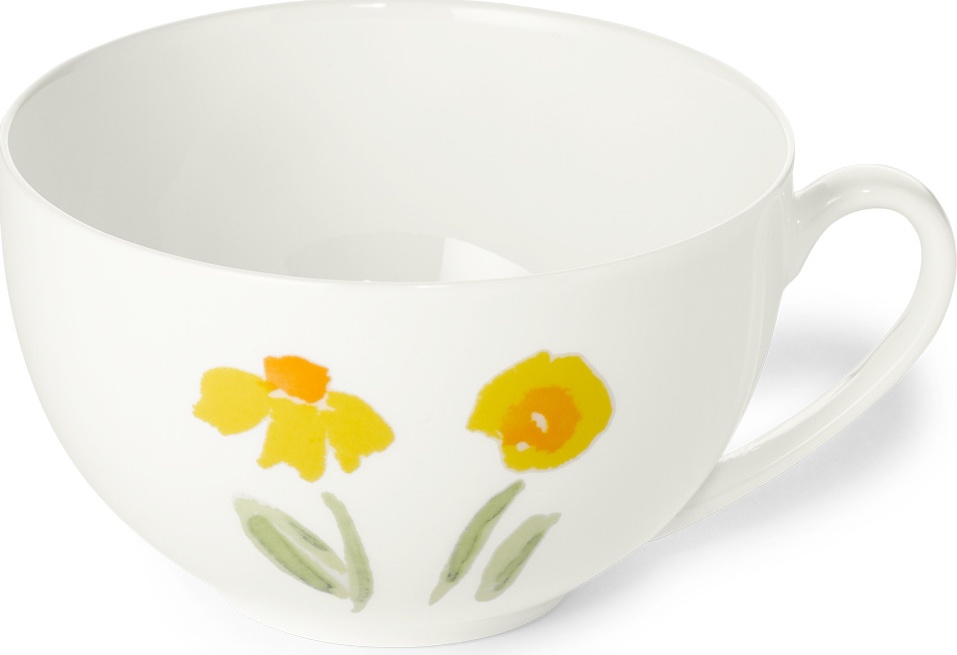 10639843 Dibbern Чашка чайно-кофейная Dibbern "Впечатление.Нарциссы" 250мл Фарфор 