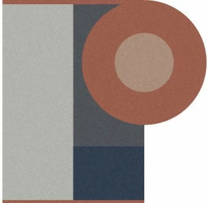 Antonio Lupi Design Ковер для ванной с геометрическими мотивами Geometrie volanti