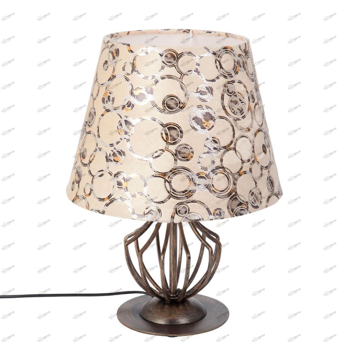 Лампа настольная бежевая Vitaluce V1560/1L VITALUCE  00-3907458 Бежевый 