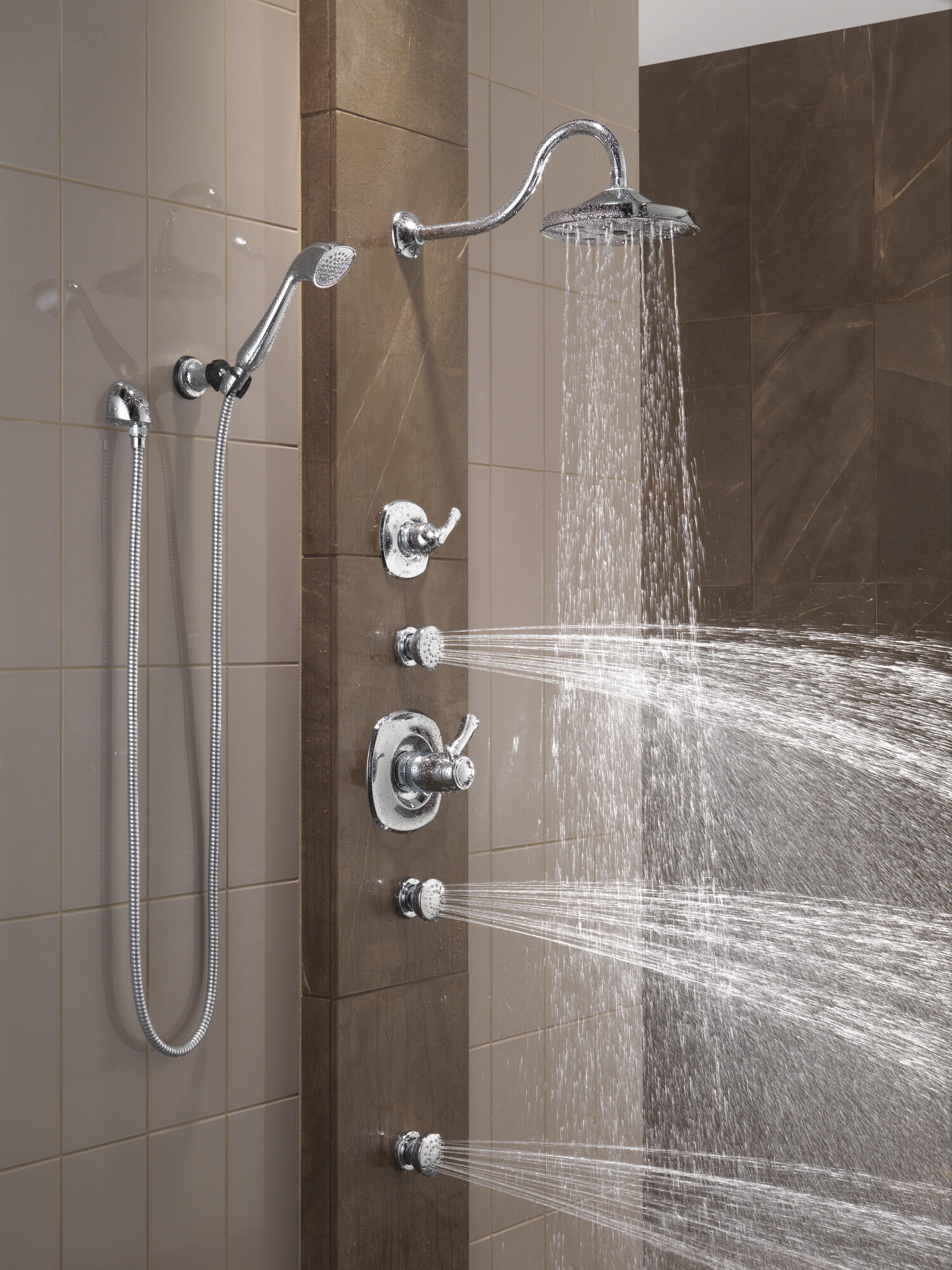 50102-BL Спрей для тела для поверхностного монтажа Delta Faucet Delta Матовый черный - Вид №7