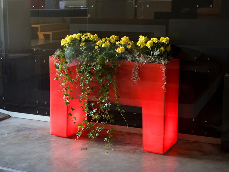 VONDOM Кашпо из полиэтилена прямоугольной формы Studio planters sun-id-1446484 - Вид №1