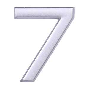 Дверной номер  «7», 32х5х40 мм, матовое серебро LJPS0065 Public Steel Россия