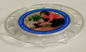 606 Подставка под горшок кругл. 25 cm (защита для пола) Цветочная коллекция