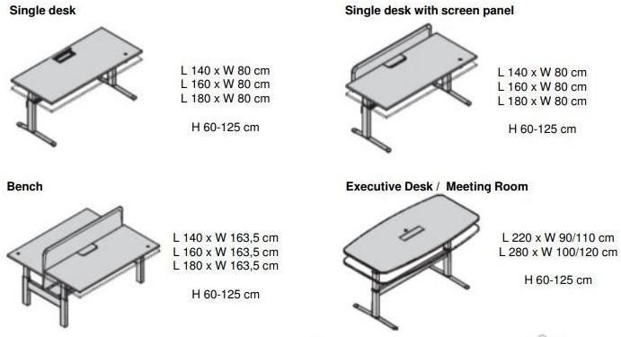 ESTEL GROUP Рабочая станция с регулируемой высотой Evo sun-id-1383961 - Вид №9