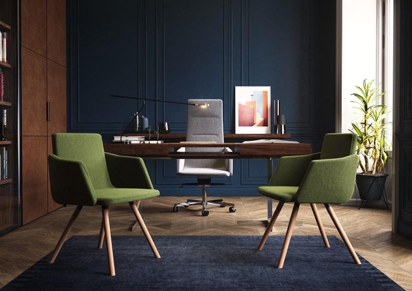 LD Seating Поворотное кресло руководителя с регулируемой высотой и подлокотниками Harmony 830-h - Вид №2