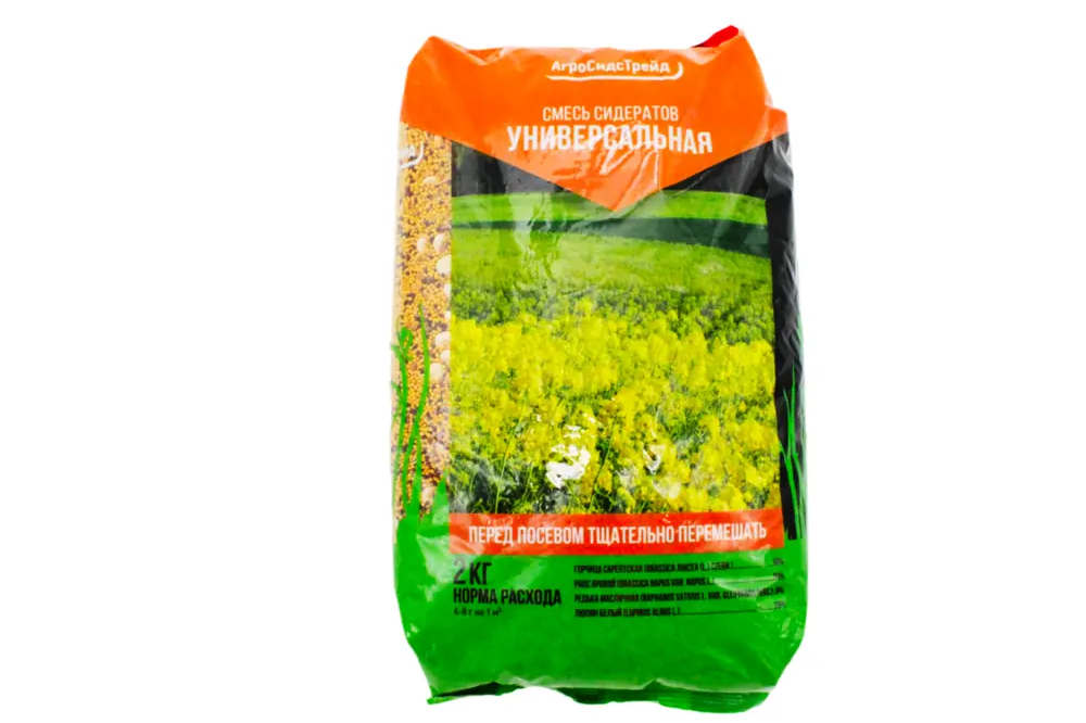 АГРОСИДСТРЕЙД Универсальная смесь сидератов для обогащения почвы 2 кг 89361441