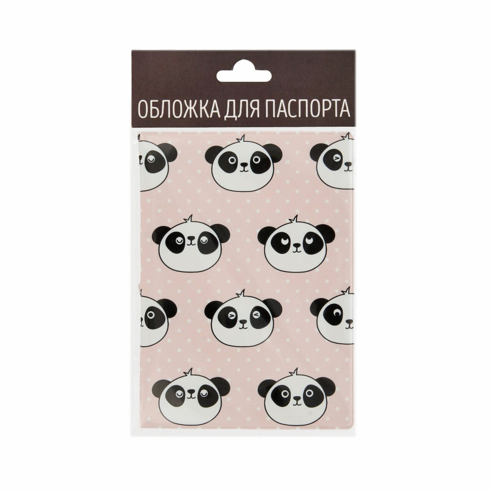 15280 Обложка для паспорта mix Panda Dots Santreyd 