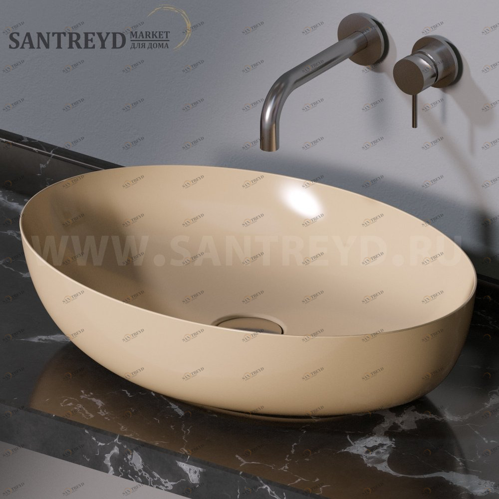 L616110 Накладная раковина на столешницу  овальная A. e T. Italia ELITE AeT ITALIA